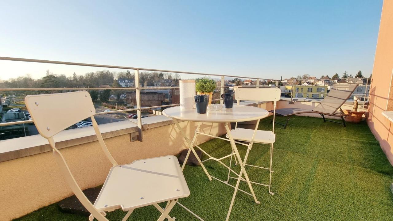 Le Smart - Parking - Terrasse - Wifi - Mulhouse - Relax Bnb Pfastatt 외부 사진