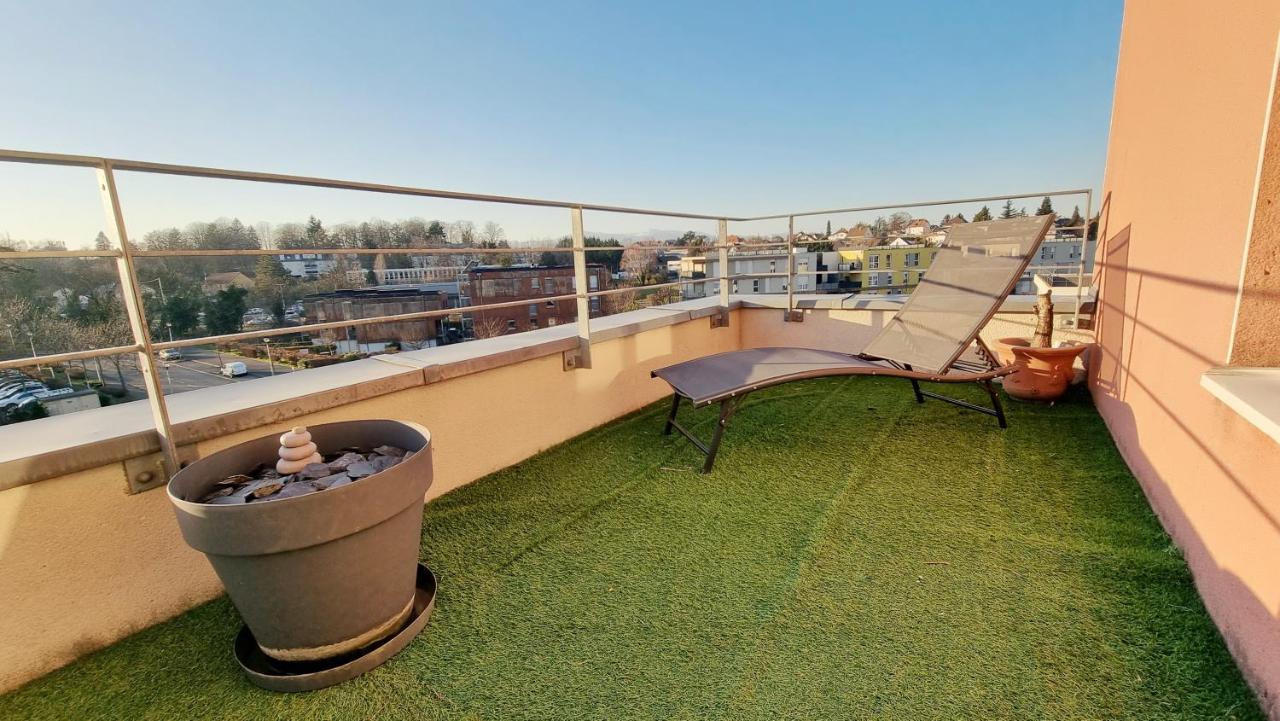 Le Smart - Parking - Terrasse - Wifi - Mulhouse - Relax Bnb Pfastatt 외부 사진